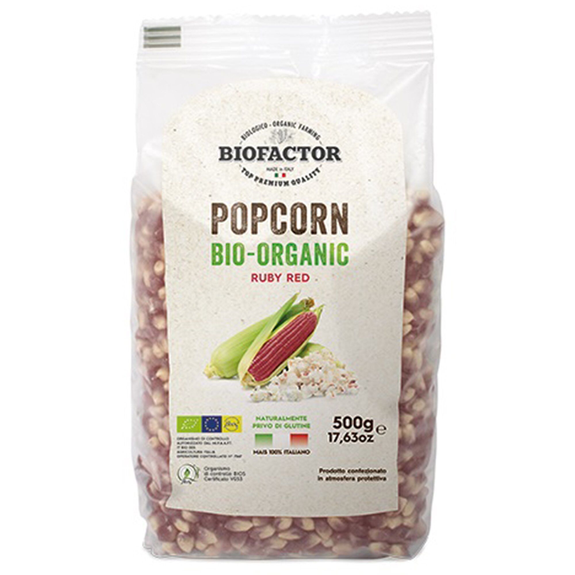 økologiske Popcorn 500 Rød